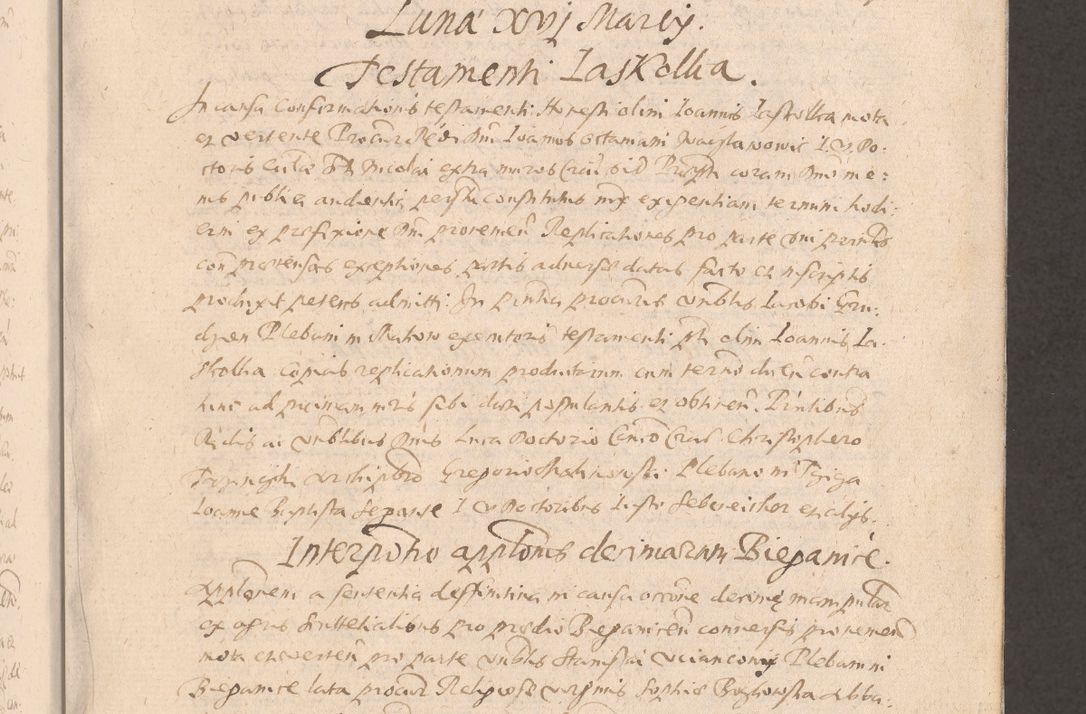 Zdjęcie nr 109 dla obiektu archiwalnego: Acta actorum causarum obligationum institutionum decretorum constitutionum quietationum resignationum cissionum et atiaru obsernationum tam indiciariarum quam extra indiciariarum coram Admodum Reverendo Domino Joanne Zerzynski Canonico Vicario in Spiritualibus et Officiali generali Cracoviensis ad Annum Domini Millesimum Sextentissimum Vigesimum Indictione tertia Pontificatus SSmi D. N. D. Pauli Divina pronidentia Papae V. foeliciter moderni anno ipsins subfelici regimine Diocesis Cracoviensis Illustrissimi ac Reverendissimi D. N. D. Martini Szyszkowski Deigratia Episcopus Cracoviensis Ducis Severiensis in continuantur.