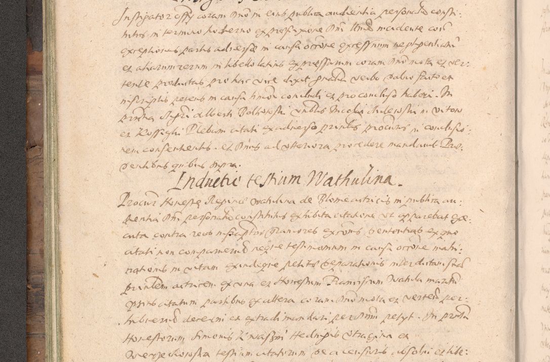 Zdjęcie nr 110 dla obiektu archiwalnego: Acta actorum causarum obligationum institutionum decretorum constitutionum quietationum resignationum cissionum et atiaru obsernationum tam indiciariarum quam extra indiciariarum coram Admodum Reverendo Domino Joanne Zerzynski Canonico Vicario in Spiritualibus et Officiali generali Cracoviensis ad Annum Domini Millesimum Sextentissimum Vigesimum Indictione tertia Pontificatus SSmi D. N. D. Pauli Divina pronidentia Papae V. foeliciter moderni anno ipsins subfelici regimine Diocesis Cracoviensis Illustrissimi ac Reverendissimi D. N. D. Martini Szyszkowski Deigratia Episcopus Cracoviensis Ducis Severiensis in continuantur.