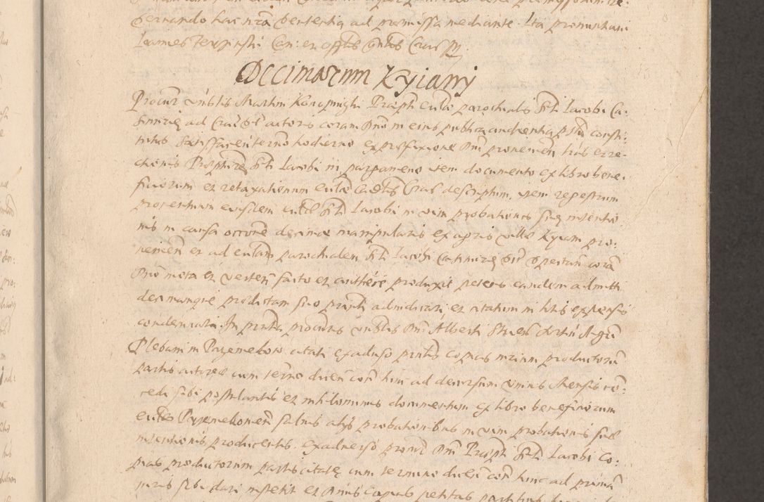 Zdjęcie nr 105 dla obiektu archiwalnego: Acta actorum causarum obligationum institutionum decretorum constitutionum quietationum resignationum cissionum et atiaru obsernationum tam indiciariarum quam extra indiciariarum coram Admodum Reverendo Domino Joanne Zerzynski Canonico Vicario in Spiritualibus et Officiali generali Cracoviensis ad Annum Domini Millesimum Sextentissimum Vigesimum Indictione tertia Pontificatus SSmi D. N. D. Pauli Divina pronidentia Papae V. foeliciter moderni anno ipsins subfelici regimine Diocesis Cracoviensis Illustrissimi ac Reverendissimi D. N. D. Martini Szyszkowski Deigratia Episcopus Cracoviensis Ducis Severiensis in continuantur.