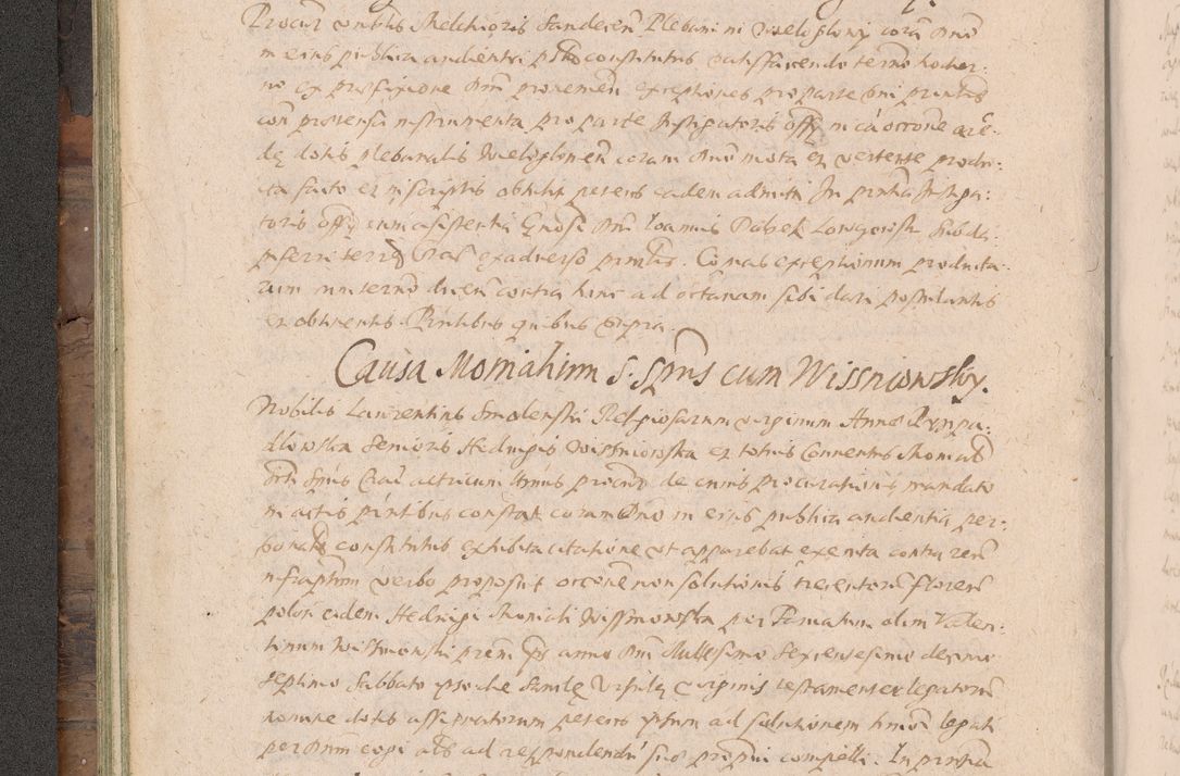 Zdjęcie nr 106 dla obiektu archiwalnego: Acta actorum causarum obligationum institutionum decretorum constitutionum quietationum resignationum cissionum et atiaru obsernationum tam indiciariarum quam extra indiciariarum coram Admodum Reverendo Domino Joanne Zerzynski Canonico Vicario in Spiritualibus et Officiali generali Cracoviensis ad Annum Domini Millesimum Sextentissimum Vigesimum Indictione tertia Pontificatus SSmi D. N. D. Pauli Divina pronidentia Papae V. foeliciter moderni anno ipsins subfelici regimine Diocesis Cracoviensis Illustrissimi ac Reverendissimi D. N. D. Martini Szyszkowski Deigratia Episcopus Cracoviensis Ducis Severiensis in continuantur.
