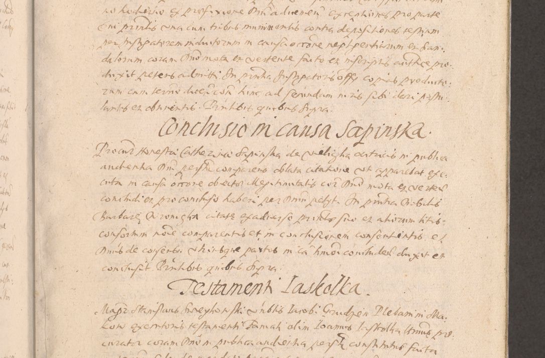 Zdjęcie nr 99 dla obiektu archiwalnego: Acta actorum causarum obligationum institutionum decretorum constitutionum quietationum resignationum cissionum et atiaru obsernationum tam indiciariarum quam extra indiciariarum coram Admodum Reverendo Domino Joanne Zerzynski Canonico Vicario in Spiritualibus et Officiali generali Cracoviensis ad Annum Domini Millesimum Sextentissimum Vigesimum Indictione tertia Pontificatus SSmi D. N. D. Pauli Divina pronidentia Papae V. foeliciter moderni anno ipsins subfelici regimine Diocesis Cracoviensis Illustrissimi ac Reverendissimi D. N. D. Martini Szyszkowski Deigratia Episcopus Cracoviensis Ducis Severiensis in continuantur.