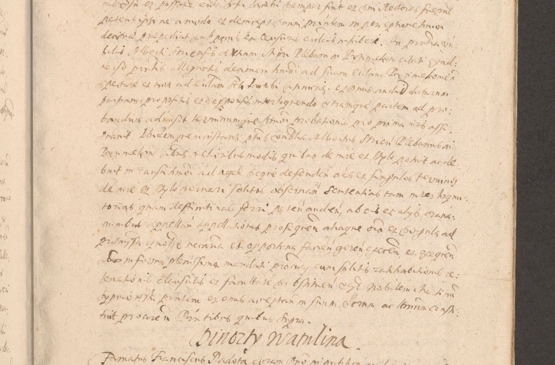 Zdjęcie nr 101 dla obiektu archiwalnego: Acta actorum causarum obligationum institutionum decretorum constitutionum quietationum resignationum cissionum et atiaru obsernationum tam indiciariarum quam extra indiciariarum coram Admodum Reverendo Domino Joanne Zerzynski Canonico Vicario in Spiritualibus et Officiali generali Cracoviensis ad Annum Domini Millesimum Sextentissimum Vigesimum Indictione tertia Pontificatus SSmi D. N. D. Pauli Divina pronidentia Papae V. foeliciter moderni anno ipsins subfelici regimine Diocesis Cracoviensis Illustrissimi ac Reverendissimi D. N. D. Martini Szyszkowski Deigratia Episcopus Cracoviensis Ducis Severiensis in continuantur.