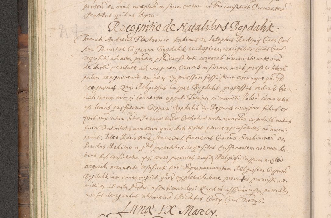 Zdjęcie nr 94 dla obiektu archiwalnego: Acta actorum causarum obligationum institutionum decretorum constitutionum quietationum resignationum cissionum et atiaru obsernationum tam indiciariarum quam extra indiciariarum coram Admodum Reverendo Domino Joanne Zerzynski Canonico Vicario in Spiritualibus et Officiali generali Cracoviensis ad Annum Domini Millesimum Sextentissimum Vigesimum Indictione tertia Pontificatus SSmi D. N. D. Pauli Divina pronidentia Papae V. foeliciter moderni anno ipsins subfelici regimine Diocesis Cracoviensis Illustrissimi ac Reverendissimi D. N. D. Martini Szyszkowski Deigratia Episcopus Cracoviensis Ducis Severiensis in continuantur.