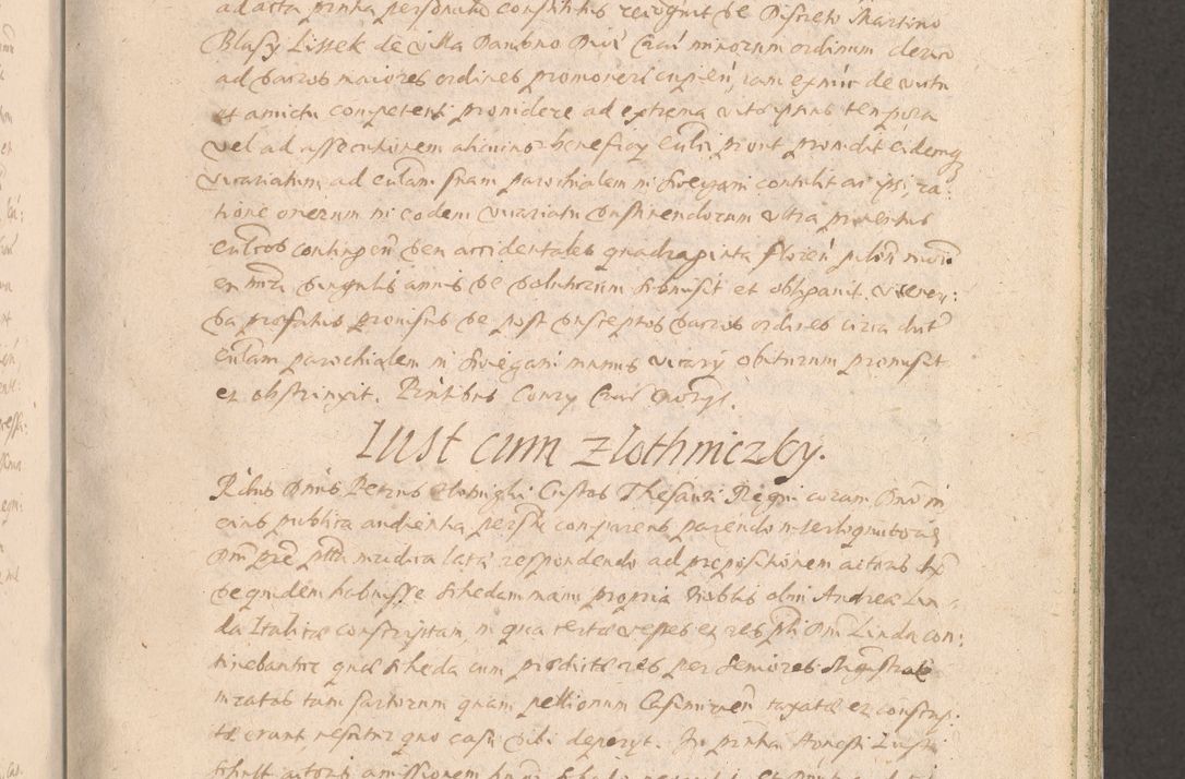Zdjęcie nr 55 dla obiektu archiwalnego: Acta actorum causarum obligationum institutionum decretorum constitutionum quietationum resignationum cissionum et atiaru obsernationum tam indiciariarum quam extra indiciariarum coram Admodum Reverendo Domino Joanne Zerzynski Canonico Vicario in Spiritualibus et Officiali generali Cracoviensis ad Annum Domini Millesimum Sextentissimum Vigesimum Indictione tertia Pontificatus SSmi D. N. D. Pauli Divina pronidentia Papae V. foeliciter moderni anno ipsins subfelici regimine Diocesis Cracoviensis Illustrissimi ac Reverendissimi D. N. D. Martini Szyszkowski Deigratia Episcopus Cracoviensis Ducis Severiensis in continuantur.