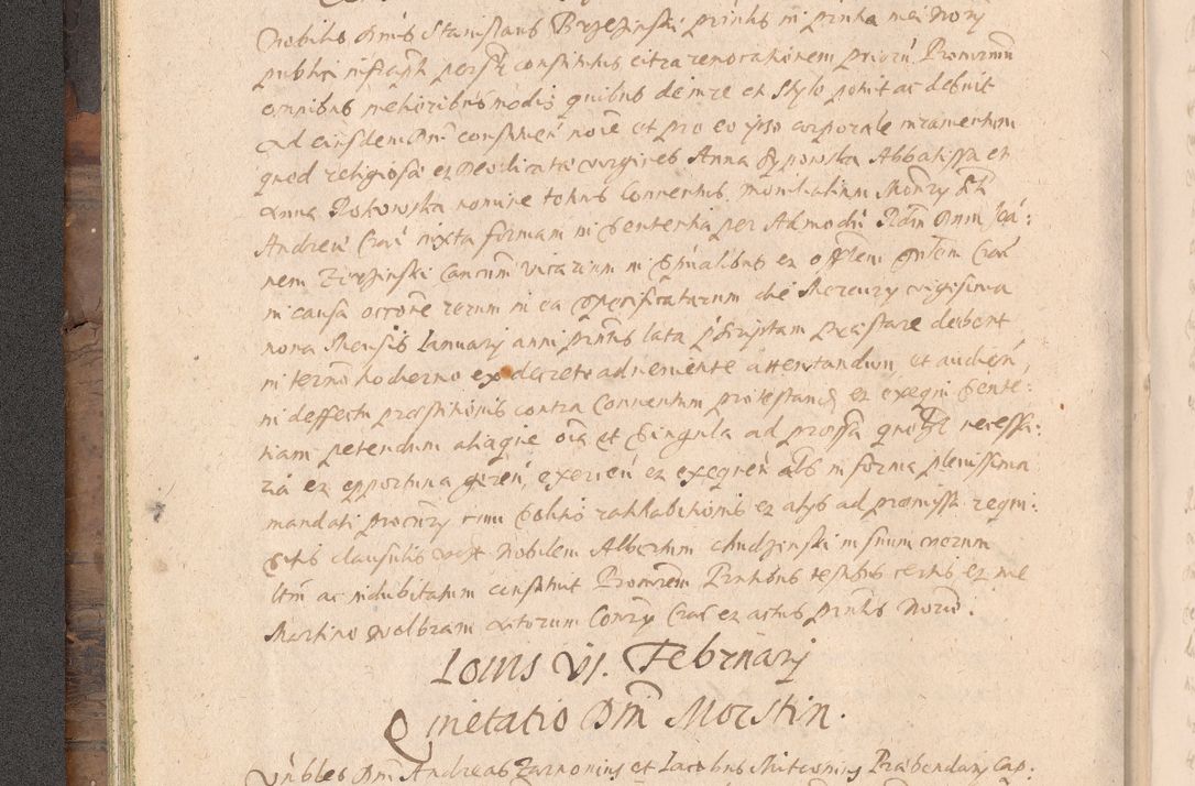 Zdjęcie nr 54 dla obiektu archiwalnego: Acta actorum causarum obligationum institutionum decretorum constitutionum quietationum resignationum cissionum et atiaru obsernationum tam indiciariarum quam extra indiciariarum coram Admodum Reverendo Domino Joanne Zerzynski Canonico Vicario in Spiritualibus et Officiali generali Cracoviensis ad Annum Domini Millesimum Sextentissimum Vigesimum Indictione tertia Pontificatus SSmi D. N. D. Pauli Divina pronidentia Papae V. foeliciter moderni anno ipsins subfelici regimine Diocesis Cracoviensis Illustrissimi ac Reverendissimi D. N. D. Martini Szyszkowski Deigratia Episcopus Cracoviensis Ducis Severiensis in continuantur.