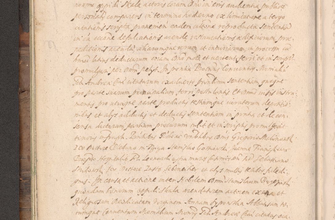 Zdjęcie nr 46 dla obiektu archiwalnego: Acta actorum causarum obligationum institutionum decretorum constitutionum quietationum resignationum cissionum et atiaru obsernationum tam indiciariarum quam extra indiciariarum coram Admodum Reverendo Domino Joanne Zerzynski Canonico Vicario in Spiritualibus et Officiali generali Cracoviensis ad Annum Domini Millesimum Sextentissimum Vigesimum Indictione tertia Pontificatus SSmi D. N. D. Pauli Divina pronidentia Papae V. foeliciter moderni anno ipsins subfelici regimine Diocesis Cracoviensis Illustrissimi ac Reverendissimi D. N. D. Martini Szyszkowski Deigratia Episcopus Cracoviensis Ducis Severiensis in continuantur.