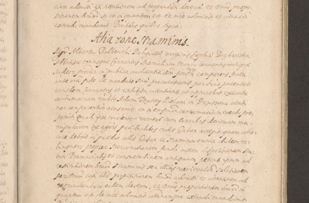 Zdjęcie nr 43 dla obiektu archiwalnego: Acta actorum causarum obligationum institutionum decretorum constitutionum quietationum resignationum cissionum et atiaru obsernationum tam indiciariarum quam extra indiciariarum coram Admodum Reverendo Domino Joanne Zerzynski Canonico Vicario in Spiritualibus et Officiali generali Cracoviensis ad Annum Domini Millesimum Sextentissimum Vigesimum Indictione tertia Pontificatus SSmi D. N. D. Pauli Divina pronidentia Papae V. foeliciter moderni anno ipsins subfelici regimine Diocesis Cracoviensis Illustrissimi ac Reverendissimi D. N. D. Martini Szyszkowski Deigratia Episcopus Cracoviensis Ducis Severiensis in continuantur.