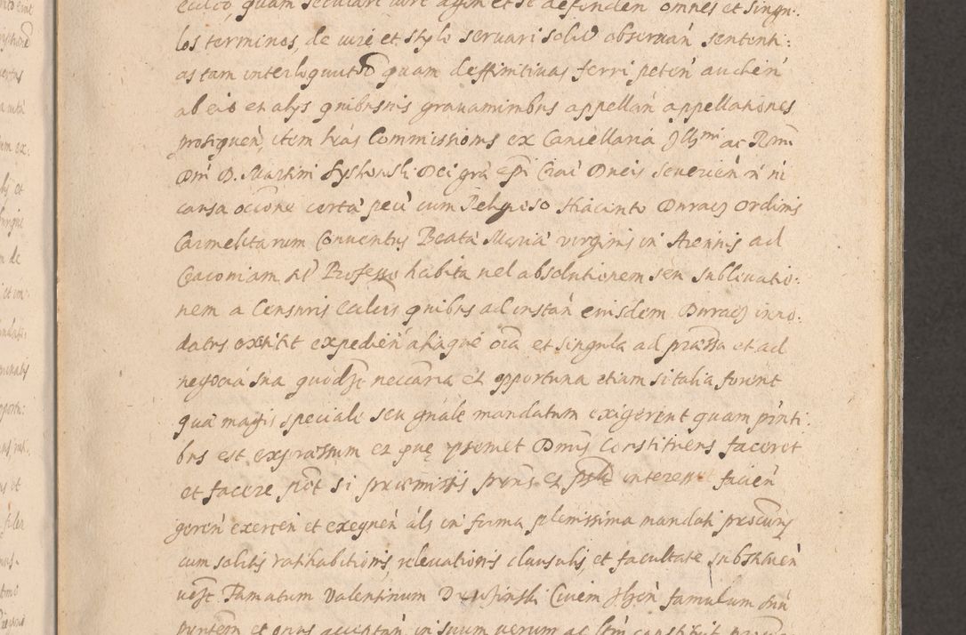 Zdjęcie nr 35 dla obiektu archiwalnego: Acta actorum causarum obligationum institutionum decretorum constitutionum quietationum resignationum cissionum et atiaru obsernationum tam indiciariarum quam extra indiciariarum coram Admodum Reverendo Domino Joanne Zerzynski Canonico Vicario in Spiritualibus et Officiali generali Cracoviensis ad Annum Domini Millesimum Sextentissimum Vigesimum Indictione tertia Pontificatus SSmi D. N. D. Pauli Divina pronidentia Papae V. foeliciter moderni anno ipsins subfelici regimine Diocesis Cracoviensis Illustrissimi ac Reverendissimi D. N. D. Martini Szyszkowski Deigratia Episcopus Cracoviensis Ducis Severiensis in continuantur.