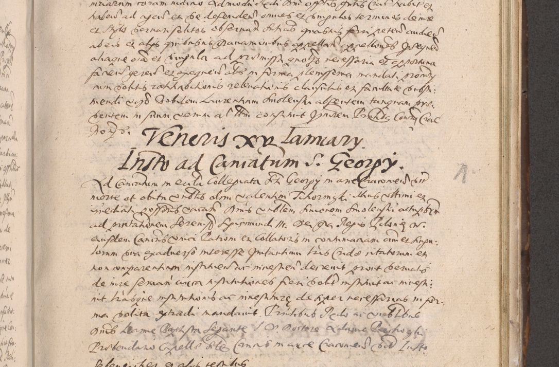 Zdjęcie nr 403 dla obiektu archiwalnego: Acta actorum causarum obligationum institutionum decretorum constitutionum quietationum resignationum cissionum et atiaru obsernationum tam indiciariarum quam extra indiciariarum coram Admodum Reverendo Domino Joanne Zerzynski Canonico Vicario in Spiritualibus et Officiali generali Cracoviensis ad Annum Domini Millesimum Sextentissimum Vigesimum Indictione tertia Pontificatus SSmi D. N. D. Pauli Divina pronidentia Papae V. foeliciter moderni anno ipsins subfelici regimine Diocesis Cracoviensis Illustrissimi ac Reverendissimi D. N. D. Martini Szyszkowski Deigratia Episcopus Cracoviensis Ducis Severiensis in continuantur.
