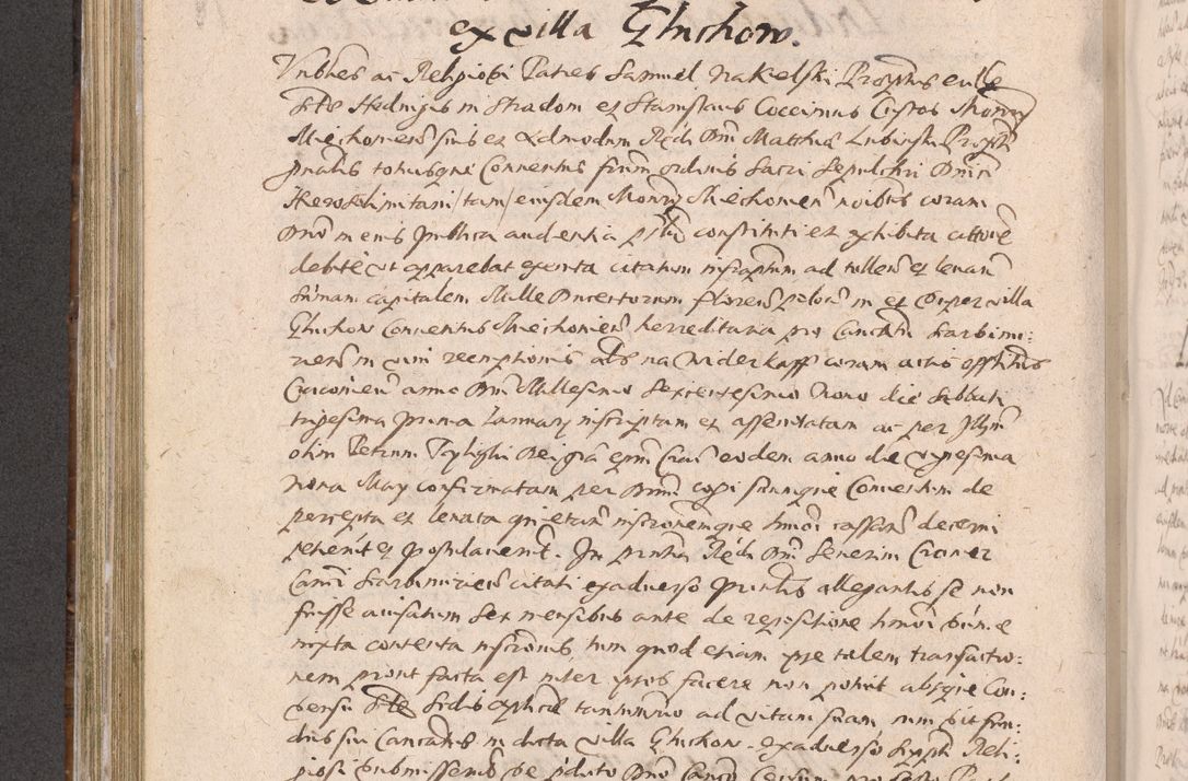 Zdjęcie nr 402 dla obiektu archiwalnego: Acta actorum causarum obligationum institutionum decretorum constitutionum quietationum resignationum cissionum et atiaru obsernationum tam indiciariarum quam extra indiciariarum coram Admodum Reverendo Domino Joanne Zerzynski Canonico Vicario in Spiritualibus et Officiali generali Cracoviensis ad Annum Domini Millesimum Sextentissimum Vigesimum Indictione tertia Pontificatus SSmi D. N. D. Pauli Divina pronidentia Papae V. foeliciter moderni anno ipsins subfelici regimine Diocesis Cracoviensis Illustrissimi ac Reverendissimi D. N. D. Martini Szyszkowski Deigratia Episcopus Cracoviensis Ducis Severiensis in continuantur.