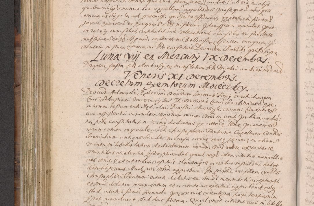 Zdjęcie nr 374 dla obiektu archiwalnego: Acta actorum causarum obligationum institutionum decretorum constitutionum quietationum resignationum cissionum et atiaru obsernationum tam indiciariarum quam extra indiciariarum coram Admodum Reverendo Domino Joanne Zerzynski Canonico Vicario in Spiritualibus et Officiali generali Cracoviensis ad Annum Domini Millesimum Sextentissimum Vigesimum Indictione tertia Pontificatus SSmi D. N. D. Pauli Divina pronidentia Papae V. foeliciter moderni anno ipsins subfelici regimine Diocesis Cracoviensis Illustrissimi ac Reverendissimi D. N. D. Martini Szyszkowski Deigratia Episcopus Cracoviensis Ducis Severiensis in continuantur.