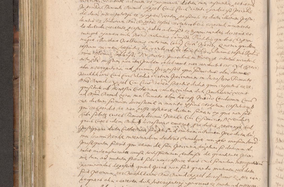 Zdjęcie nr 360 dla obiektu archiwalnego: Acta actorum causarum obligationum institutionum decretorum constitutionum quietationum resignationum cissionum et atiaru obsernationum tam indiciariarum quam extra indiciariarum coram Admodum Reverendo Domino Joanne Zerzynski Canonico Vicario in Spiritualibus et Officiali generali Cracoviensis ad Annum Domini Millesimum Sextentissimum Vigesimum Indictione tertia Pontificatus SSmi D. N. D. Pauli Divina pronidentia Papae V. foeliciter moderni anno ipsins subfelici regimine Diocesis Cracoviensis Illustrissimi ac Reverendissimi D. N. D. Martini Szyszkowski Deigratia Episcopus Cracoviensis Ducis Severiensis in continuantur.