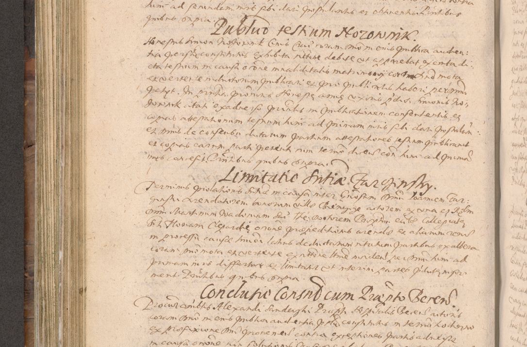 Zdjęcie nr 352 dla obiektu archiwalnego: Acta actorum causarum obligationum institutionum decretorum constitutionum quietationum resignationum cissionum et atiaru obsernationum tam indiciariarum quam extra indiciariarum coram Admodum Reverendo Domino Joanne Zerzynski Canonico Vicario in Spiritualibus et Officiali generali Cracoviensis ad Annum Domini Millesimum Sextentissimum Vigesimum Indictione tertia Pontificatus SSmi D. N. D. Pauli Divina pronidentia Papae V. foeliciter moderni anno ipsins subfelici regimine Diocesis Cracoviensis Illustrissimi ac Reverendissimi D. N. D. Martini Szyszkowski Deigratia Episcopus Cracoviensis Ducis Severiensis in continuantur.