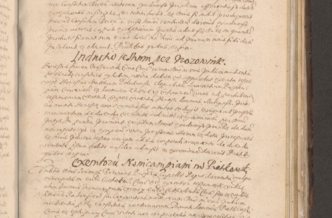Zdjęcie nr 347 dla obiektu archiwalnego: Acta actorum causarum obligationum institutionum decretorum constitutionum quietationum resignationum cissionum et atiaru obsernationum tam indiciariarum quam extra indiciariarum coram Admodum Reverendo Domino Joanne Zerzynski Canonico Vicario in Spiritualibus et Officiali generali Cracoviensis ad Annum Domini Millesimum Sextentissimum Vigesimum Indictione tertia Pontificatus SSmi D. N. D. Pauli Divina pronidentia Papae V. foeliciter moderni anno ipsins subfelici regimine Diocesis Cracoviensis Illustrissimi ac Reverendissimi D. N. D. Martini Szyszkowski Deigratia Episcopus Cracoviensis Ducis Severiensis in continuantur.