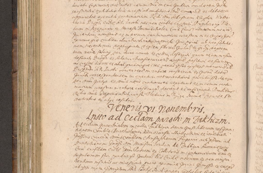 Zdjęcie nr 344 dla obiektu archiwalnego: Acta actorum causarum obligationum institutionum decretorum constitutionum quietationum resignationum cissionum et atiaru obsernationum tam indiciariarum quam extra indiciariarum coram Admodum Reverendo Domino Joanne Zerzynski Canonico Vicario in Spiritualibus et Officiali generali Cracoviensis ad Annum Domini Millesimum Sextentissimum Vigesimum Indictione tertia Pontificatus SSmi D. N. D. Pauli Divina pronidentia Papae V. foeliciter moderni anno ipsins subfelici regimine Diocesis Cracoviensis Illustrissimi ac Reverendissimi D. N. D. Martini Szyszkowski Deigratia Episcopus Cracoviensis Ducis Severiensis in continuantur.