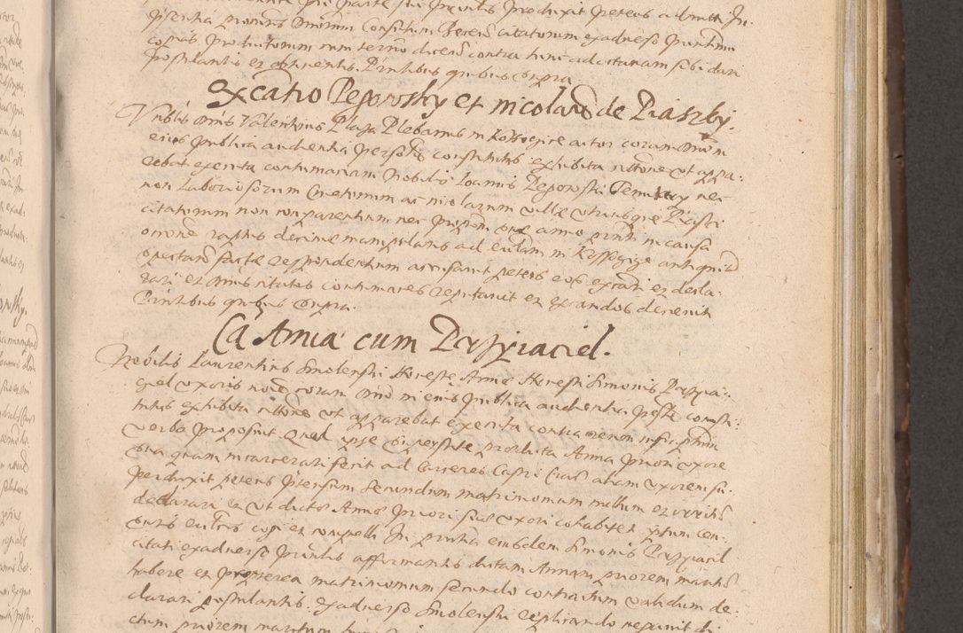 Zdjęcie nr 343 dla obiektu archiwalnego: Acta actorum causarum obligationum institutionum decretorum constitutionum quietationum resignationum cissionum et atiaru obsernationum tam indiciariarum quam extra indiciariarum coram Admodum Reverendo Domino Joanne Zerzynski Canonico Vicario in Spiritualibus et Officiali generali Cracoviensis ad Annum Domini Millesimum Sextentissimum Vigesimum Indictione tertia Pontificatus SSmi D. N. D. Pauli Divina pronidentia Papae V. foeliciter moderni anno ipsins subfelici regimine Diocesis Cracoviensis Illustrissimi ac Reverendissimi D. N. D. Martini Szyszkowski Deigratia Episcopus Cracoviensis Ducis Severiensis in continuantur.
