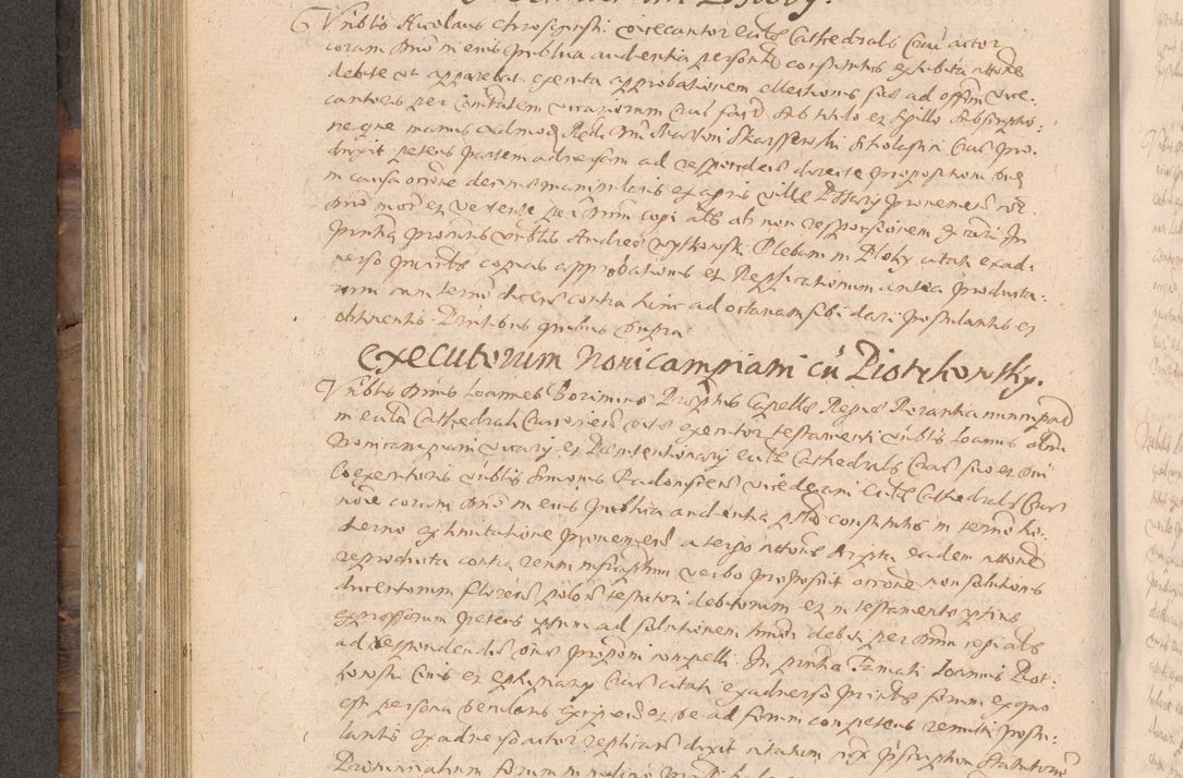 Zdjęcie nr 342 dla obiektu archiwalnego: Acta actorum causarum obligationum institutionum decretorum constitutionum quietationum resignationum cissionum et atiaru obsernationum tam indiciariarum quam extra indiciariarum coram Admodum Reverendo Domino Joanne Zerzynski Canonico Vicario in Spiritualibus et Officiali generali Cracoviensis ad Annum Domini Millesimum Sextentissimum Vigesimum Indictione tertia Pontificatus SSmi D. N. D. Pauli Divina pronidentia Papae V. foeliciter moderni anno ipsins subfelici regimine Diocesis Cracoviensis Illustrissimi ac Reverendissimi D. N. D. Martini Szyszkowski Deigratia Episcopus Cracoviensis Ducis Severiensis in continuantur.