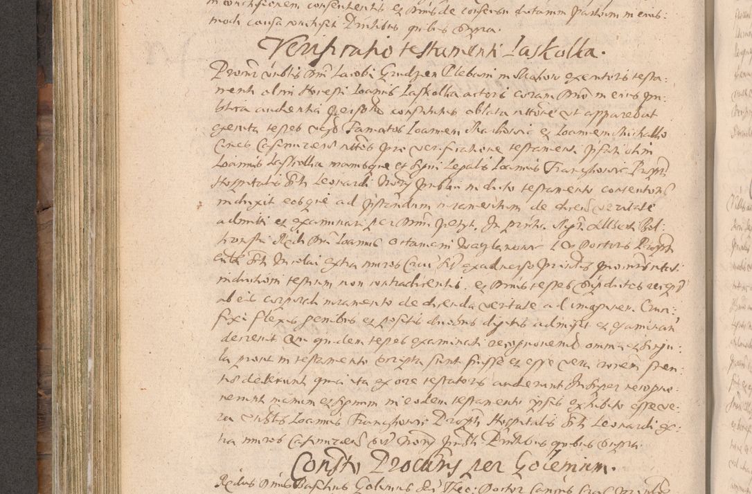 Zdjęcie nr 336 dla obiektu archiwalnego: Acta actorum causarum obligationum institutionum decretorum constitutionum quietationum resignationum cissionum et atiaru obsernationum tam indiciariarum quam extra indiciariarum coram Admodum Reverendo Domino Joanne Zerzynski Canonico Vicario in Spiritualibus et Officiali generali Cracoviensis ad Annum Domini Millesimum Sextentissimum Vigesimum Indictione tertia Pontificatus SSmi D. N. D. Pauli Divina pronidentia Papae V. foeliciter moderni anno ipsins subfelici regimine Diocesis Cracoviensis Illustrissimi ac Reverendissimi D. N. D. Martini Szyszkowski Deigratia Episcopus Cracoviensis Ducis Severiensis in continuantur.