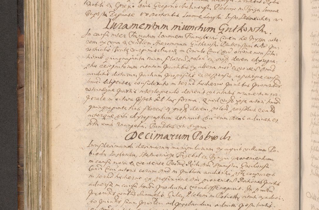 Zdjęcie nr 314 dla obiektu archiwalnego: Acta actorum causarum obligationum institutionum decretorum constitutionum quietationum resignationum cissionum et atiaru obsernationum tam indiciariarum quam extra indiciariarum coram Admodum Reverendo Domino Joanne Zerzynski Canonico Vicario in Spiritualibus et Officiali generali Cracoviensis ad Annum Domini Millesimum Sextentissimum Vigesimum Indictione tertia Pontificatus SSmi D. N. D. Pauli Divina pronidentia Papae V. foeliciter moderni anno ipsins subfelici regimine Diocesis Cracoviensis Illustrissimi ac Reverendissimi D. N. D. Martini Szyszkowski Deigratia Episcopus Cracoviensis Ducis Severiensis in continuantur.