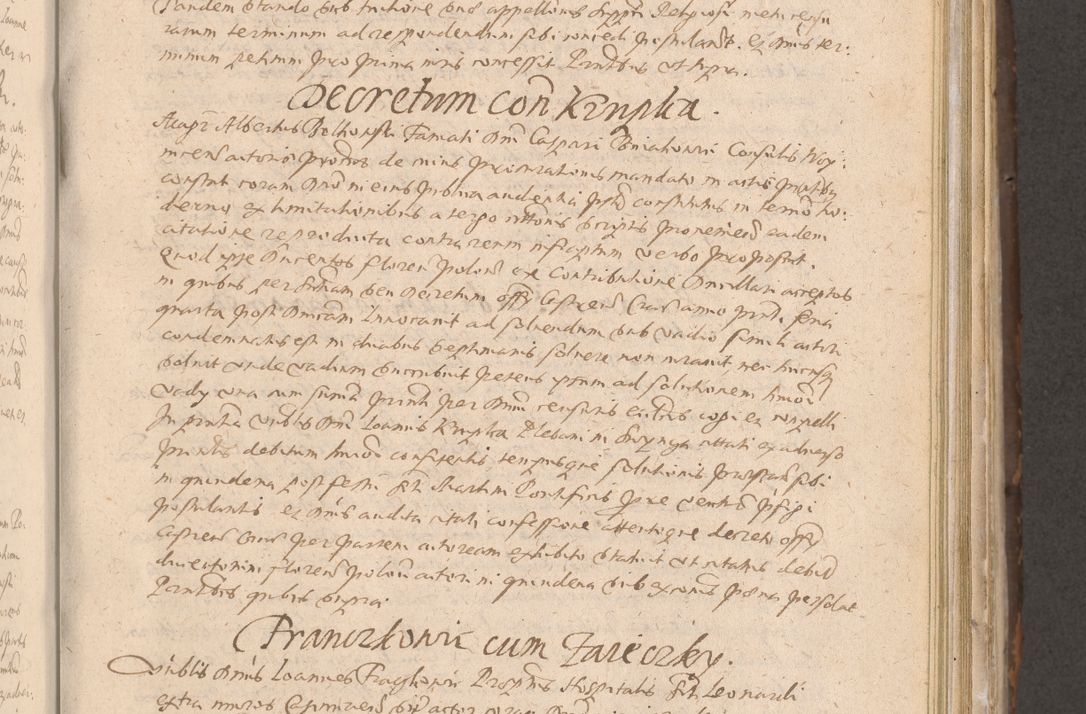 Zdjęcie nr 315 dla obiektu archiwalnego: Acta actorum causarum obligationum institutionum decretorum constitutionum quietationum resignationum cissionum et atiaru obsernationum tam indiciariarum quam extra indiciariarum coram Admodum Reverendo Domino Joanne Zerzynski Canonico Vicario in Spiritualibus et Officiali generali Cracoviensis ad Annum Domini Millesimum Sextentissimum Vigesimum Indictione tertia Pontificatus SSmi D. N. D. Pauli Divina pronidentia Papae V. foeliciter moderni anno ipsins subfelici regimine Diocesis Cracoviensis Illustrissimi ac Reverendissimi D. N. D. Martini Szyszkowski Deigratia Episcopus Cracoviensis Ducis Severiensis in continuantur.