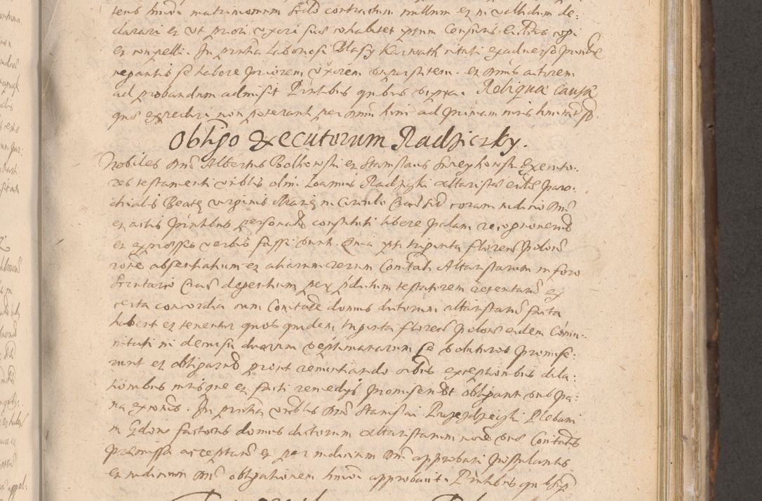 Zdjęcie nr 307 dla obiektu archiwalnego: Acta actorum causarum obligationum institutionum decretorum constitutionum quietationum resignationum cissionum et atiaru obsernationum tam indiciariarum quam extra indiciariarum coram Admodum Reverendo Domino Joanne Zerzynski Canonico Vicario in Spiritualibus et Officiali generali Cracoviensis ad Annum Domini Millesimum Sextentissimum Vigesimum Indictione tertia Pontificatus SSmi D. N. D. Pauli Divina pronidentia Papae V. foeliciter moderni anno ipsins subfelici regimine Diocesis Cracoviensis Illustrissimi ac Reverendissimi D. N. D. Martini Szyszkowski Deigratia Episcopus Cracoviensis Ducis Severiensis in continuantur.