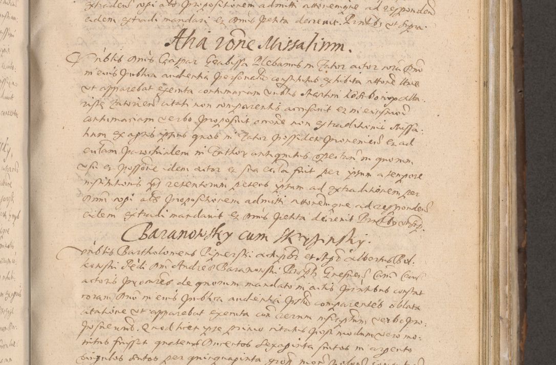 Zdjęcie nr 291 dla obiektu archiwalnego: Acta actorum causarum obligationum institutionum decretorum constitutionum quietationum resignationum cissionum et atiaru obsernationum tam indiciariarum quam extra indiciariarum coram Admodum Reverendo Domino Joanne Zerzynski Canonico Vicario in Spiritualibus et Officiali generali Cracoviensis ad Annum Domini Millesimum Sextentissimum Vigesimum Indictione tertia Pontificatus SSmi D. N. D. Pauli Divina pronidentia Papae V. foeliciter moderni anno ipsins subfelici regimine Diocesis Cracoviensis Illustrissimi ac Reverendissimi D. N. D. Martini Szyszkowski Deigratia Episcopus Cracoviensis Ducis Severiensis in continuantur.