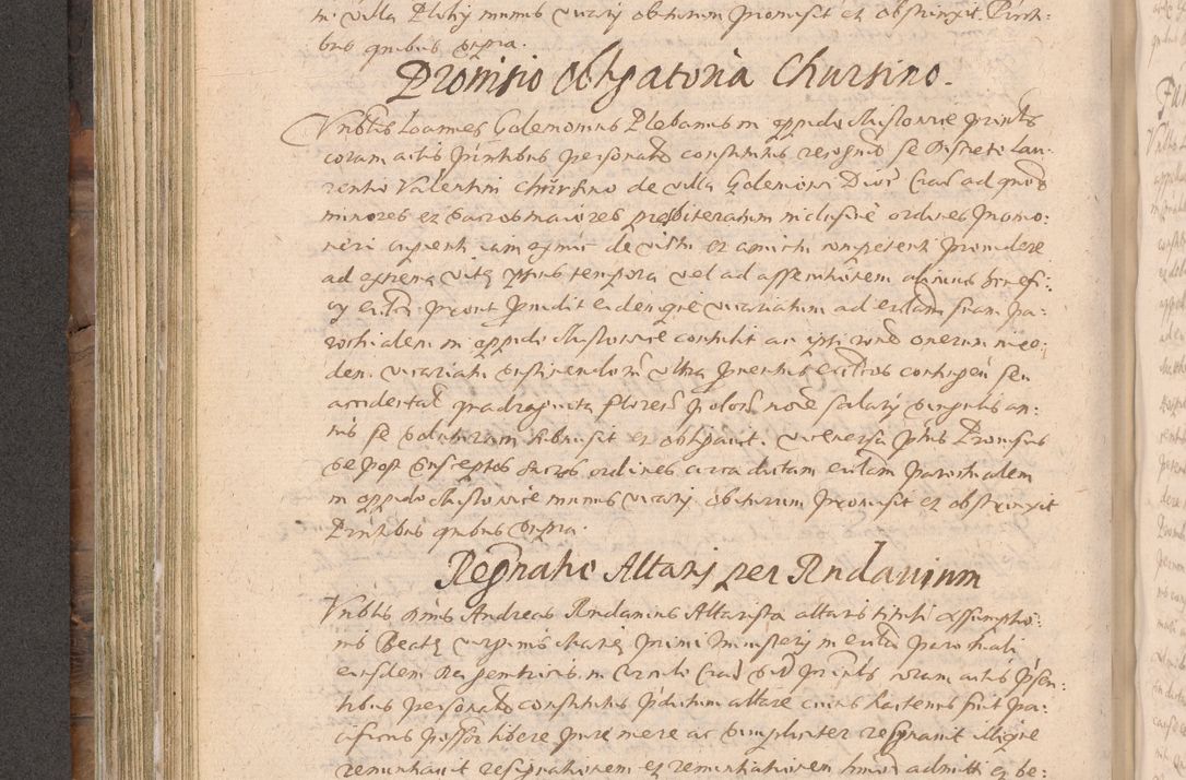 Zdjęcie nr 286 dla obiektu archiwalnego: Acta actorum causarum obligationum institutionum decretorum constitutionum quietationum resignationum cissionum et atiaru obsernationum tam indiciariarum quam extra indiciariarum coram Admodum Reverendo Domino Joanne Zerzynski Canonico Vicario in Spiritualibus et Officiali generali Cracoviensis ad Annum Domini Millesimum Sextentissimum Vigesimum Indictione tertia Pontificatus SSmi D. N. D. Pauli Divina pronidentia Papae V. foeliciter moderni anno ipsins subfelici regimine Diocesis Cracoviensis Illustrissimi ac Reverendissimi D. N. D. Martini Szyszkowski Deigratia Episcopus Cracoviensis Ducis Severiensis in continuantur.