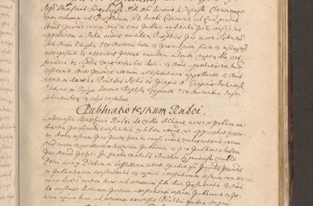 Zdjęcie nr 273 dla obiektu archiwalnego: Acta actorum causarum obligationum institutionum decretorum constitutionum quietationum resignationum cissionum et atiaru obsernationum tam indiciariarum quam extra indiciariarum coram Admodum Reverendo Domino Joanne Zerzynski Canonico Vicario in Spiritualibus et Officiali generali Cracoviensis ad Annum Domini Millesimum Sextentissimum Vigesimum Indictione tertia Pontificatus SSmi D. N. D. Pauli Divina pronidentia Papae V. foeliciter moderni anno ipsins subfelici regimine Diocesis Cracoviensis Illustrissimi ac Reverendissimi D. N. D. Martini Szyszkowski Deigratia Episcopus Cracoviensis Ducis Severiensis in continuantur.