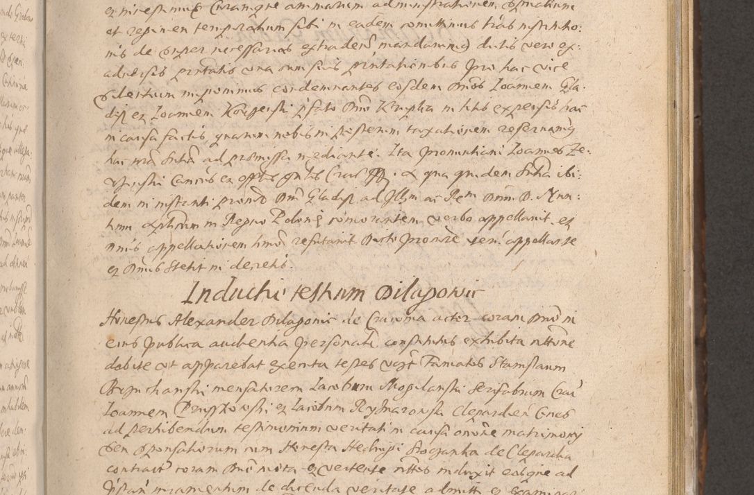Zdjęcie nr 269 dla obiektu archiwalnego: Acta actorum causarum obligationum institutionum decretorum constitutionum quietationum resignationum cissionum et atiaru obsernationum tam indiciariarum quam extra indiciariarum coram Admodum Reverendo Domino Joanne Zerzynski Canonico Vicario in Spiritualibus et Officiali generali Cracoviensis ad Annum Domini Millesimum Sextentissimum Vigesimum Indictione tertia Pontificatus SSmi D. N. D. Pauli Divina pronidentia Papae V. foeliciter moderni anno ipsins subfelici regimine Diocesis Cracoviensis Illustrissimi ac Reverendissimi D. N. D. Martini Szyszkowski Deigratia Episcopus Cracoviensis Ducis Severiensis in continuantur.