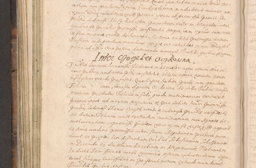 Zdjęcie nr 236 dla obiektu archiwalnego: Acta actorum causarum obligationum institutionum decretorum constitutionum quietationum resignationum cissionum et atiaru obsernationum tam indiciariarum quam extra indiciariarum coram Admodum Reverendo Domino Joanne Zerzynski Canonico Vicario in Spiritualibus et Officiali generali Cracoviensis ad Annum Domini Millesimum Sextentissimum Vigesimum Indictione tertia Pontificatus SSmi D. N. D. Pauli Divina pronidentia Papae V. foeliciter moderni anno ipsins subfelici regimine Diocesis Cracoviensis Illustrissimi ac Reverendissimi D. N. D. Martini Szyszkowski Deigratia Episcopus Cracoviensis Ducis Severiensis in continuantur.