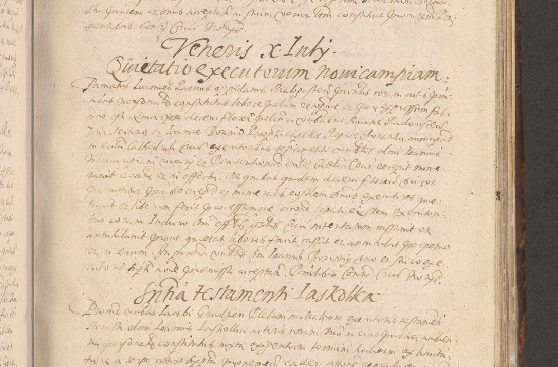 Zdjęcie nr 225 dla obiektu archiwalnego: Acta actorum causarum obligationum institutionum decretorum constitutionum quietationum resignationum cissionum et atiaru obsernationum tam indiciariarum quam extra indiciariarum coram Admodum Reverendo Domino Joanne Zerzynski Canonico Vicario in Spiritualibus et Officiali generali Cracoviensis ad Annum Domini Millesimum Sextentissimum Vigesimum Indictione tertia Pontificatus SSmi D. N. D. Pauli Divina pronidentia Papae V. foeliciter moderni anno ipsins subfelici regimine Diocesis Cracoviensis Illustrissimi ac Reverendissimi D. N. D. Martini Szyszkowski Deigratia Episcopus Cracoviensis Ducis Severiensis in continuantur.
