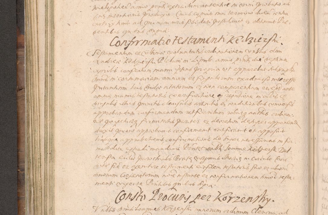 Zdjęcie nr 214 dla obiektu archiwalnego: Acta actorum causarum obligationum institutionum decretorum constitutionum quietationum resignationum cissionum et atiaru obsernationum tam indiciariarum quam extra indiciariarum coram Admodum Reverendo Domino Joanne Zerzynski Canonico Vicario in Spiritualibus et Officiali generali Cracoviensis ad Annum Domini Millesimum Sextentissimum Vigesimum Indictione tertia Pontificatus SSmi D. N. D. Pauli Divina pronidentia Papae V. foeliciter moderni anno ipsins subfelici regimine Diocesis Cracoviensis Illustrissimi ac Reverendissimi D. N. D. Martini Szyszkowski Deigratia Episcopus Cracoviensis Ducis Severiensis in continuantur.