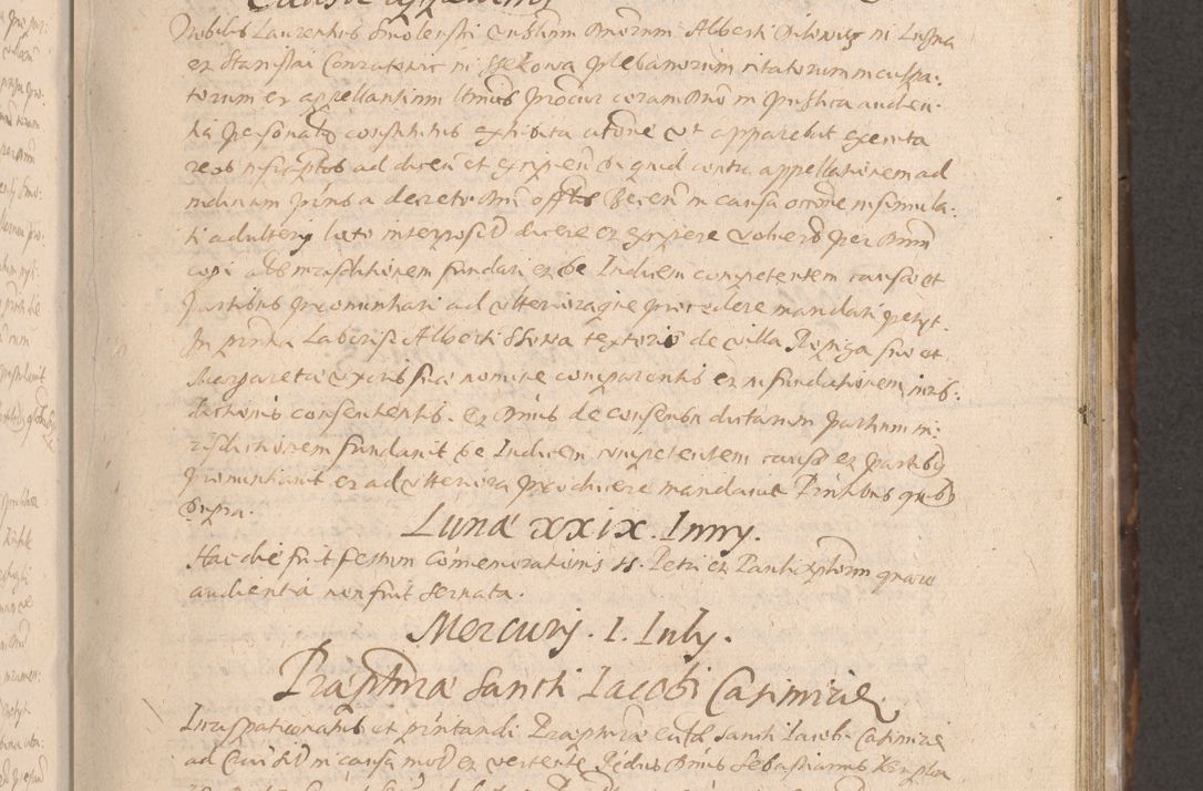 Zdjęcie nr 209 dla obiektu archiwalnego: Acta actorum causarum obligationum institutionum decretorum constitutionum quietationum resignationum cissionum et atiaru obsernationum tam indiciariarum quam extra indiciariarum coram Admodum Reverendo Domino Joanne Zerzynski Canonico Vicario in Spiritualibus et Officiali generali Cracoviensis ad Annum Domini Millesimum Sextentissimum Vigesimum Indictione tertia Pontificatus SSmi D. N. D. Pauli Divina pronidentia Papae V. foeliciter moderni anno ipsins subfelici regimine Diocesis Cracoviensis Illustrissimi ac Reverendissimi D. N. D. Martini Szyszkowski Deigratia Episcopus Cracoviensis Ducis Severiensis in continuantur.