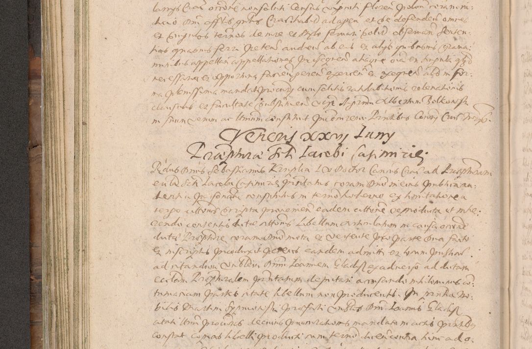Zdjęcie nr 206 dla obiektu archiwalnego: Acta actorum causarum obligationum institutionum decretorum constitutionum quietationum resignationum cissionum et atiaru obsernationum tam indiciariarum quam extra indiciariarum coram Admodum Reverendo Domino Joanne Zerzynski Canonico Vicario in Spiritualibus et Officiali generali Cracoviensis ad Annum Domini Millesimum Sextentissimum Vigesimum Indictione tertia Pontificatus SSmi D. N. D. Pauli Divina pronidentia Papae V. foeliciter moderni anno ipsins subfelici regimine Diocesis Cracoviensis Illustrissimi ac Reverendissimi D. N. D. Martini Szyszkowski Deigratia Episcopus Cracoviensis Ducis Severiensis in continuantur.
