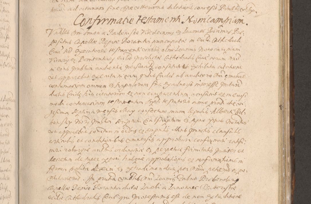 Zdjęcie nr 207 dla obiektu archiwalnego: Acta actorum causarum obligationum institutionum decretorum constitutionum quietationum resignationum cissionum et atiaru obsernationum tam indiciariarum quam extra indiciariarum coram Admodum Reverendo Domino Joanne Zerzynski Canonico Vicario in Spiritualibus et Officiali generali Cracoviensis ad Annum Domini Millesimum Sextentissimum Vigesimum Indictione tertia Pontificatus SSmi D. N. D. Pauli Divina pronidentia Papae V. foeliciter moderni anno ipsins subfelici regimine Diocesis Cracoviensis Illustrissimi ac Reverendissimi D. N. D. Martini Szyszkowski Deigratia Episcopus Cracoviensis Ducis Severiensis in continuantur.