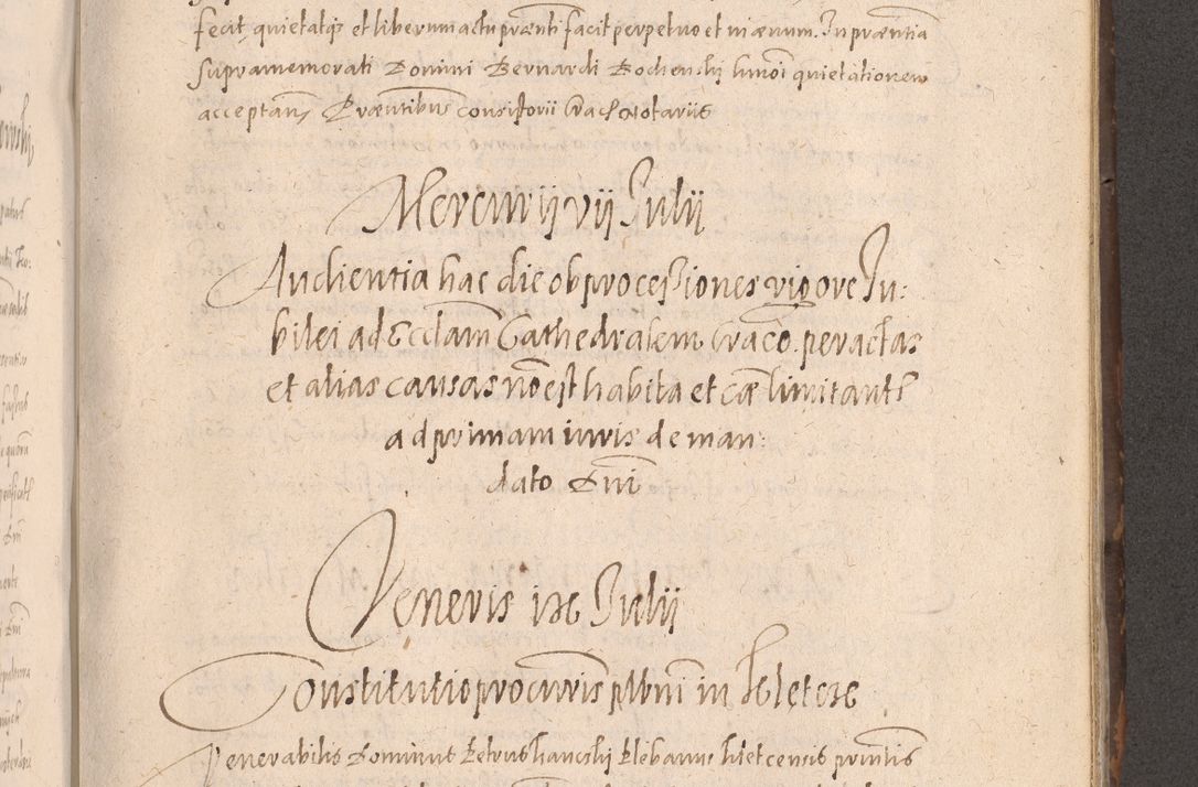 Zdjęcie nr 603 dla obiektu archiwalnego: Acta actorum causarum obligationum institutionum decretorum constitutionum quietationum resignationum cissionum et atiaru obsernationum tam indiciariarum quam extra indiciariarum coram Admodum Reverendo Domino Joanne Zerzynski Canonico Vicario in Spiritualibus et Officiali generali Cracoviensis ad Annum Domini Millesimum Sextentissimum Vigesimum Indictione tertia Pontificatus SSmi D. N. D. Pauli Divina pronidentia Papae V. foeliciter moderni anno ipsins subfelici regimine Diocesis Cracoviensis Illustrissimi ac Reverendissimi D. N. D. Martini Szyszkowski Deigratia Episcopus Cracoviensis Ducis Severiensis in continuantur.