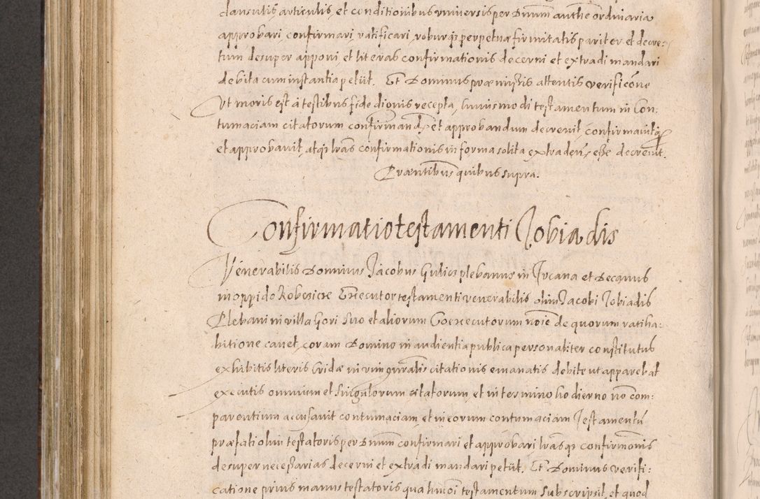Zdjęcie nr 574 dla obiektu archiwalnego: Acta actorum causarum obligationum institutionum decretorum constitutionum quietationum resignationum cissionum et atiaru obsernationum tam indiciariarum quam extra indiciariarum coram Admodum Reverendo Domino Joanne Zerzynski Canonico Vicario in Spiritualibus et Officiali generali Cracoviensis ad Annum Domini Millesimum Sextentissimum Vigesimum Indictione tertia Pontificatus SSmi D. N. D. Pauli Divina pronidentia Papae V. foeliciter moderni anno ipsins subfelici regimine Diocesis Cracoviensis Illustrissimi ac Reverendissimi D. N. D. Martini Szyszkowski Deigratia Episcopus Cracoviensis Ducis Severiensis in continuantur.