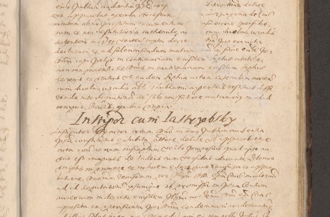 Zdjęcie nr 539 dla obiektu archiwalnego: Acta actorum causarum obligationum institutionum decretorum constitutionum quietationum resignationum cissionum et atiaru obsernationum tam indiciariarum quam extra indiciariarum coram Admodum Reverendo Domino Joanne Zerzynski Canonico Vicario in Spiritualibus et Officiali generali Cracoviensis ad Annum Domini Millesimum Sextentissimum Vigesimum Indictione tertia Pontificatus SSmi D. N. D. Pauli Divina pronidentia Papae V. foeliciter moderni anno ipsins subfelici regimine Diocesis Cracoviensis Illustrissimi ac Reverendissimi D. N. D. Martini Szyszkowski Deigratia Episcopus Cracoviensis Ducis Severiensis in continuantur.