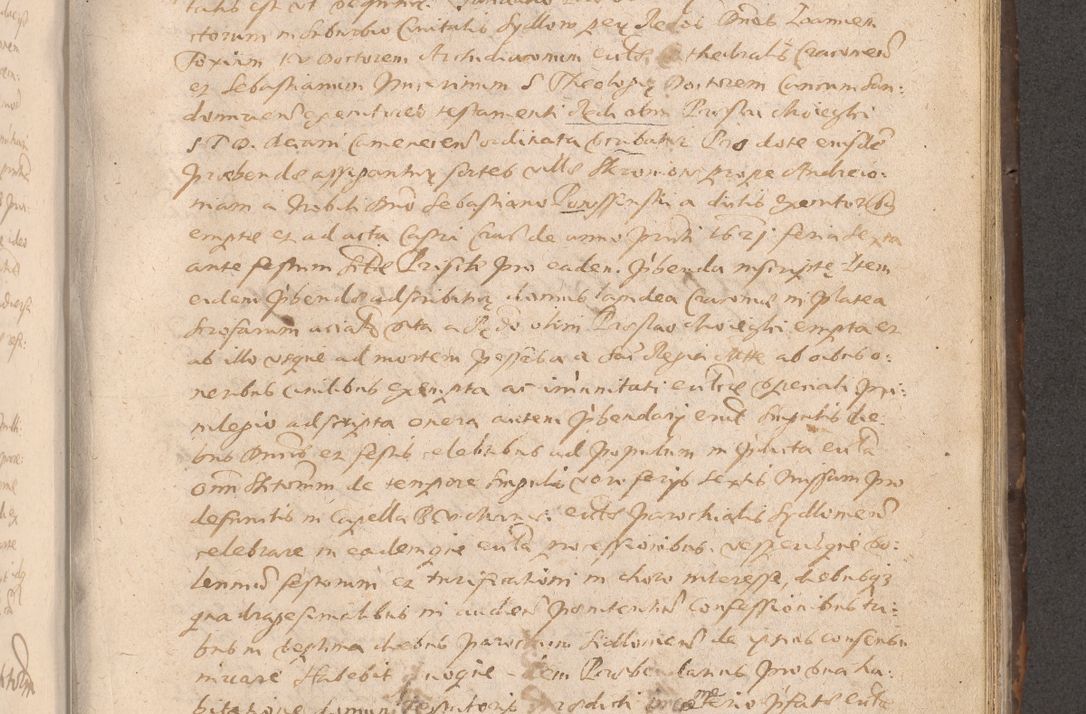 Zdjęcie nr 537 dla obiektu archiwalnego: Acta actorum causarum obligationum institutionum decretorum constitutionum quietationum resignationum cissionum et atiaru obsernationum tam indiciariarum quam extra indiciariarum coram Admodum Reverendo Domino Joanne Zerzynski Canonico Vicario in Spiritualibus et Officiali generali Cracoviensis ad Annum Domini Millesimum Sextentissimum Vigesimum Indictione tertia Pontificatus SSmi D. N. D. Pauli Divina pronidentia Papae V. foeliciter moderni anno ipsins subfelici regimine Diocesis Cracoviensis Illustrissimi ac Reverendissimi D. N. D. Martini Szyszkowski Deigratia Episcopus Cracoviensis Ducis Severiensis in continuantur.