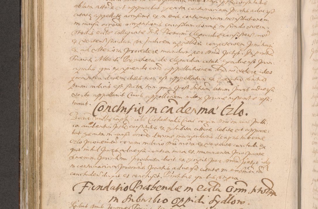 Zdjęcie nr 536 dla obiektu archiwalnego: Acta actorum causarum obligationum institutionum decretorum constitutionum quietationum resignationum cissionum et atiaru obsernationum tam indiciariarum quam extra indiciariarum coram Admodum Reverendo Domino Joanne Zerzynski Canonico Vicario in Spiritualibus et Officiali generali Cracoviensis ad Annum Domini Millesimum Sextentissimum Vigesimum Indictione tertia Pontificatus SSmi D. N. D. Pauli Divina pronidentia Papae V. foeliciter moderni anno ipsins subfelici regimine Diocesis Cracoviensis Illustrissimi ac Reverendissimi D. N. D. Martini Szyszkowski Deigratia Episcopus Cracoviensis Ducis Severiensis in continuantur.