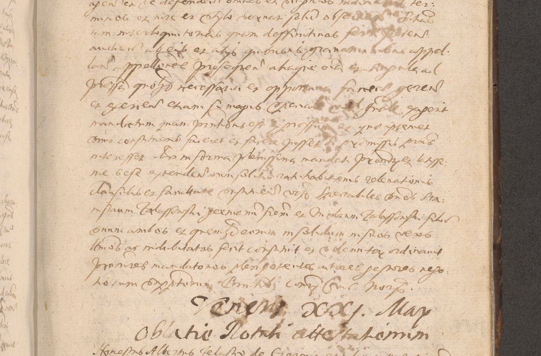 Zdjęcie nr 531 dla obiektu archiwalnego: Acta actorum causarum obligationum institutionum decretorum constitutionum quietationum resignationum cissionum et atiaru obsernationum tam indiciariarum quam extra indiciariarum coram Admodum Reverendo Domino Joanne Zerzynski Canonico Vicario in Spiritualibus et Officiali generali Cracoviensis ad Annum Domini Millesimum Sextentissimum Vigesimum Indictione tertia Pontificatus SSmi D. N. D. Pauli Divina pronidentia Papae V. foeliciter moderni anno ipsins subfelici regimine Diocesis Cracoviensis Illustrissimi ac Reverendissimi D. N. D. Martini Szyszkowski Deigratia Episcopus Cracoviensis Ducis Severiensis in continuantur.