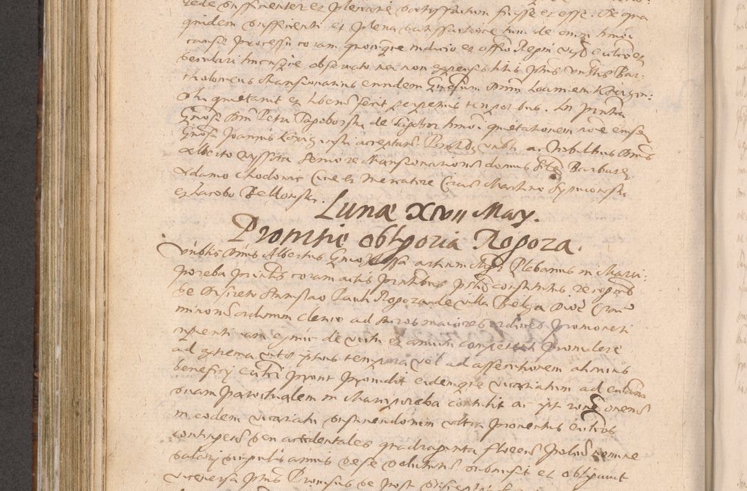 Zdjęcie nr 530 dla obiektu archiwalnego: Acta actorum causarum obligationum institutionum decretorum constitutionum quietationum resignationum cissionum et atiaru obsernationum tam indiciariarum quam extra indiciariarum coram Admodum Reverendo Domino Joanne Zerzynski Canonico Vicario in Spiritualibus et Officiali generali Cracoviensis ad Annum Domini Millesimum Sextentissimum Vigesimum Indictione tertia Pontificatus SSmi D. N. D. Pauli Divina pronidentia Papae V. foeliciter moderni anno ipsins subfelici regimine Diocesis Cracoviensis Illustrissimi ac Reverendissimi D. N. D. Martini Szyszkowski Deigratia Episcopus Cracoviensis Ducis Severiensis in continuantur.