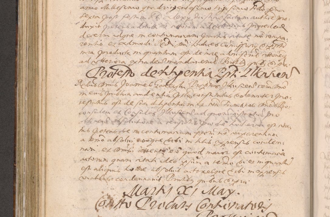 Zdjęcie nr 524 dla obiektu archiwalnego: Acta actorum causarum obligationum institutionum decretorum constitutionum quietationum resignationum cissionum et atiaru obsernationum tam indiciariarum quam extra indiciariarum coram Admodum Reverendo Domino Joanne Zerzynski Canonico Vicario in Spiritualibus et Officiali generali Cracoviensis ad Annum Domini Millesimum Sextentissimum Vigesimum Indictione tertia Pontificatus SSmi D. N. D. Pauli Divina pronidentia Papae V. foeliciter moderni anno ipsins subfelici regimine Diocesis Cracoviensis Illustrissimi ac Reverendissimi D. N. D. Martini Szyszkowski Deigratia Episcopus Cracoviensis Ducis Severiensis in continuantur.