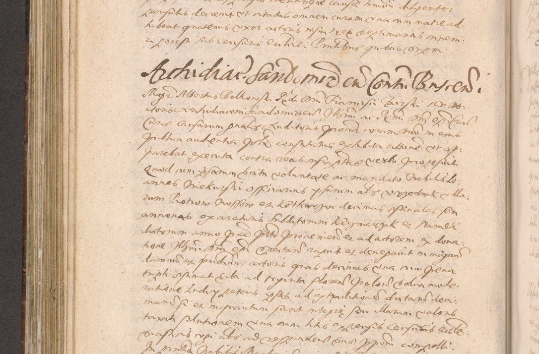 Zdjęcie nr 520 dla obiektu archiwalnego: Acta actorum causarum obligationum institutionum decretorum constitutionum quietationum resignationum cissionum et atiaru obsernationum tam indiciariarum quam extra indiciariarum coram Admodum Reverendo Domino Joanne Zerzynski Canonico Vicario in Spiritualibus et Officiali generali Cracoviensis ad Annum Domini Millesimum Sextentissimum Vigesimum Indictione tertia Pontificatus SSmi D. N. D. Pauli Divina pronidentia Papae V. foeliciter moderni anno ipsins subfelici regimine Diocesis Cracoviensis Illustrissimi ac Reverendissimi D. N. D. Martini Szyszkowski Deigratia Episcopus Cracoviensis Ducis Severiensis in continuantur.