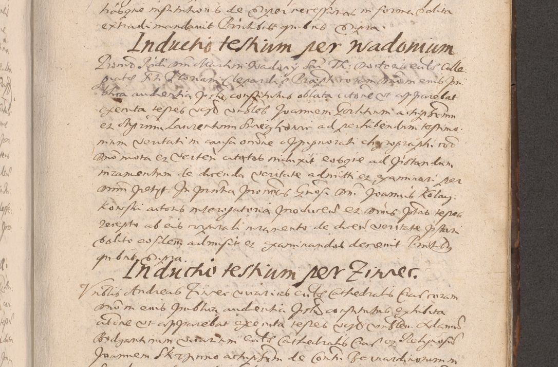 Zdjęcie nr 497 dla obiektu archiwalnego: Acta actorum causarum obligationum institutionum decretorum constitutionum quietationum resignationum cissionum et atiaru obsernationum tam indiciariarum quam extra indiciariarum coram Admodum Reverendo Domino Joanne Zerzynski Canonico Vicario in Spiritualibus et Officiali generali Cracoviensis ad Annum Domini Millesimum Sextentissimum Vigesimum Indictione tertia Pontificatus SSmi D. N. D. Pauli Divina pronidentia Papae V. foeliciter moderni anno ipsins subfelici regimine Diocesis Cracoviensis Illustrissimi ac Reverendissimi D. N. D. Martini Szyszkowski Deigratia Episcopus Cracoviensis Ducis Severiensis in continuantur.
