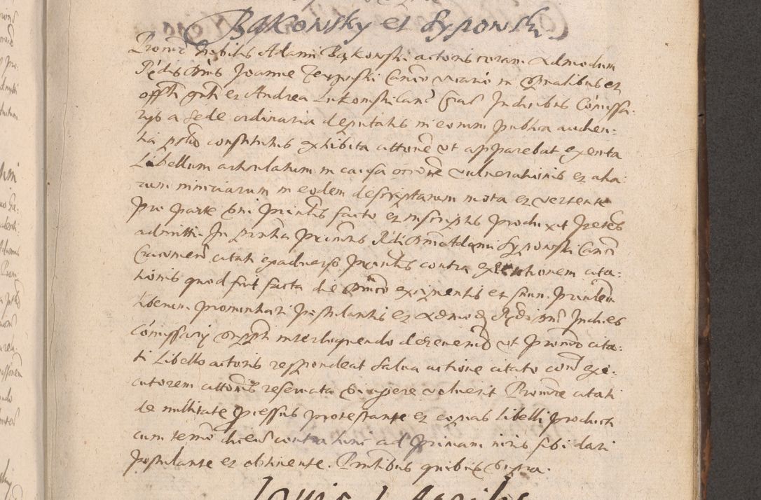 Zdjęcie nr 493 dla obiektu archiwalnego: Acta actorum causarum obligationum institutionum decretorum constitutionum quietationum resignationum cissionum et atiaru obsernationum tam indiciariarum quam extra indiciariarum coram Admodum Reverendo Domino Joanne Zerzynski Canonico Vicario in Spiritualibus et Officiali generali Cracoviensis ad Annum Domini Millesimum Sextentissimum Vigesimum Indictione tertia Pontificatus SSmi D. N. D. Pauli Divina pronidentia Papae V. foeliciter moderni anno ipsins subfelici regimine Diocesis Cracoviensis Illustrissimi ac Reverendissimi D. N. D. Martini Szyszkowski Deigratia Episcopus Cracoviensis Ducis Severiensis in continuantur.