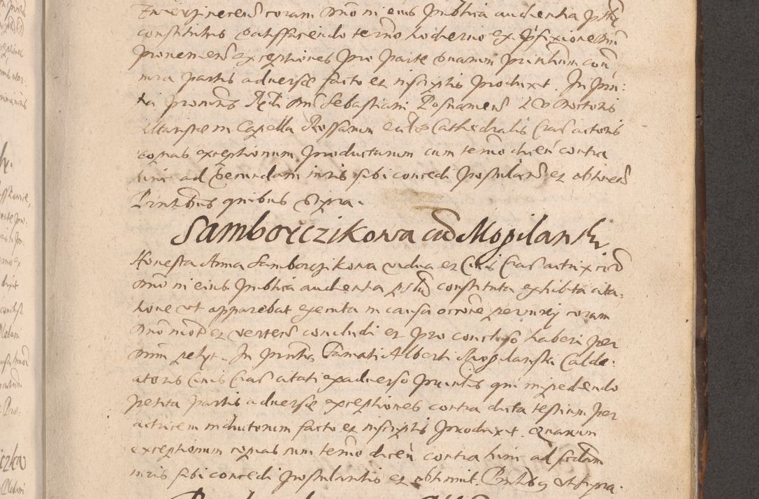 Zdjęcie nr 491 dla obiektu archiwalnego: Acta actorum causarum obligationum institutionum decretorum constitutionum quietationum resignationum cissionum et atiaru obsernationum tam indiciariarum quam extra indiciariarum coram Admodum Reverendo Domino Joanne Zerzynski Canonico Vicario in Spiritualibus et Officiali generali Cracoviensis ad Annum Domini Millesimum Sextentissimum Vigesimum Indictione tertia Pontificatus SSmi D. N. D. Pauli Divina pronidentia Papae V. foeliciter moderni anno ipsins subfelici regimine Diocesis Cracoviensis Illustrissimi ac Reverendissimi D. N. D. Martini Szyszkowski Deigratia Episcopus Cracoviensis Ducis Severiensis in continuantur.