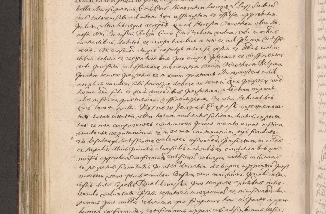 Zdjęcie nr 482 dla obiektu archiwalnego: Acta actorum causarum obligationum institutionum decretorum constitutionum quietationum resignationum cissionum et atiaru obsernationum tam indiciariarum quam extra indiciariarum coram Admodum Reverendo Domino Joanne Zerzynski Canonico Vicario in Spiritualibus et Officiali generali Cracoviensis ad Annum Domini Millesimum Sextentissimum Vigesimum Indictione tertia Pontificatus SSmi D. N. D. Pauli Divina pronidentia Papae V. foeliciter moderni anno ipsins subfelici regimine Diocesis Cracoviensis Illustrissimi ac Reverendissimi D. N. D. Martini Szyszkowski Deigratia Episcopus Cracoviensis Ducis Severiensis in continuantur.