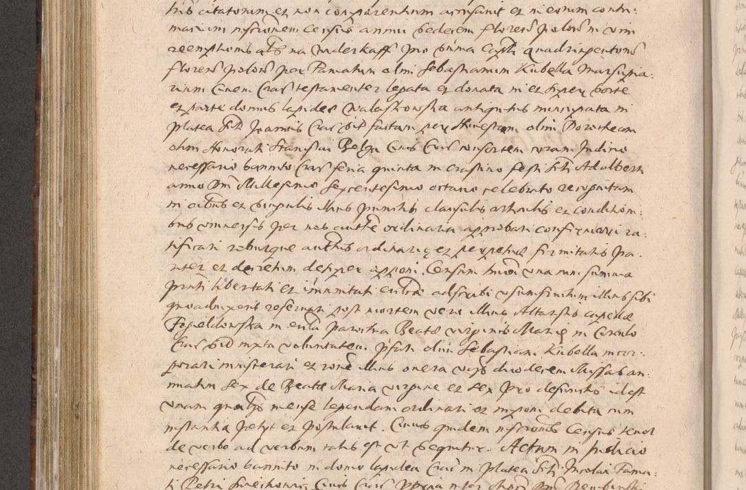 Zdjęcie nr 480 dla obiektu archiwalnego: Acta actorum causarum obligationum institutionum decretorum constitutionum quietationum resignationum cissionum et atiaru obsernationum tam indiciariarum quam extra indiciariarum coram Admodum Reverendo Domino Joanne Zerzynski Canonico Vicario in Spiritualibus et Officiali generali Cracoviensis ad Annum Domini Millesimum Sextentissimum Vigesimum Indictione tertia Pontificatus SSmi D. N. D. Pauli Divina pronidentia Papae V. foeliciter moderni anno ipsins subfelici regimine Diocesis Cracoviensis Illustrissimi ac Reverendissimi D. N. D. Martini Szyszkowski Deigratia Episcopus Cracoviensis Ducis Severiensis in continuantur.