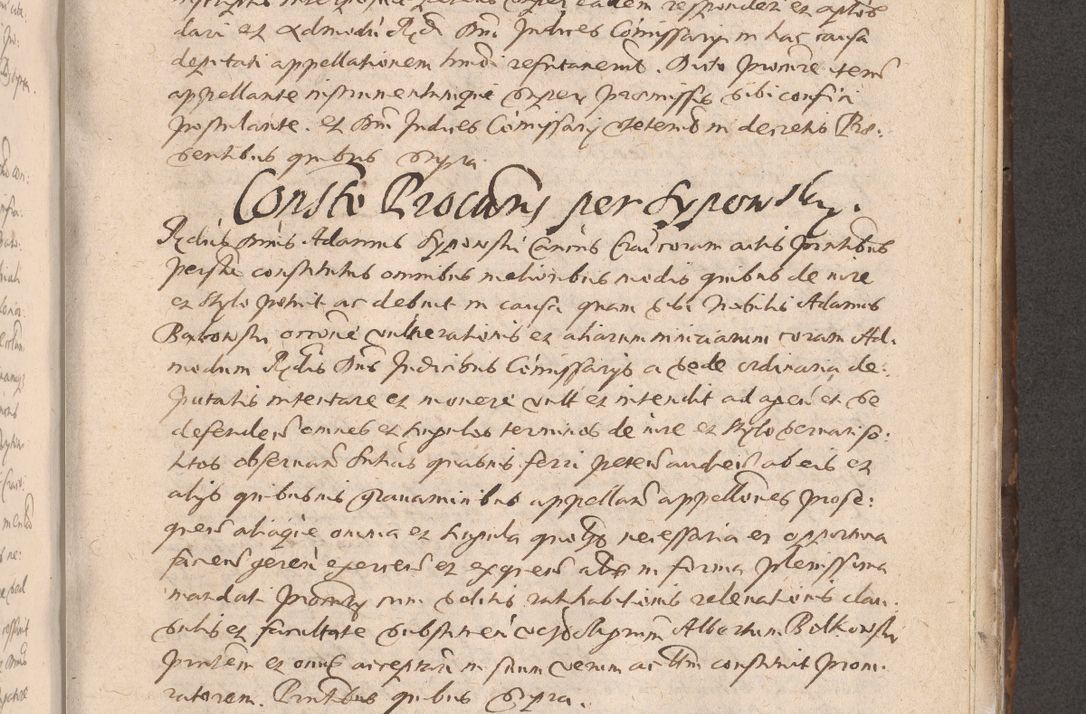 Zdjęcie nr 479 dla obiektu archiwalnego: Acta actorum causarum obligationum institutionum decretorum constitutionum quietationum resignationum cissionum et atiaru obsernationum tam indiciariarum quam extra indiciariarum coram Admodum Reverendo Domino Joanne Zerzynski Canonico Vicario in Spiritualibus et Officiali generali Cracoviensis ad Annum Domini Millesimum Sextentissimum Vigesimum Indictione tertia Pontificatus SSmi D. N. D. Pauli Divina pronidentia Papae V. foeliciter moderni anno ipsins subfelici regimine Diocesis Cracoviensis Illustrissimi ac Reverendissimi D. N. D. Martini Szyszkowski Deigratia Episcopus Cracoviensis Ducis Severiensis in continuantur.